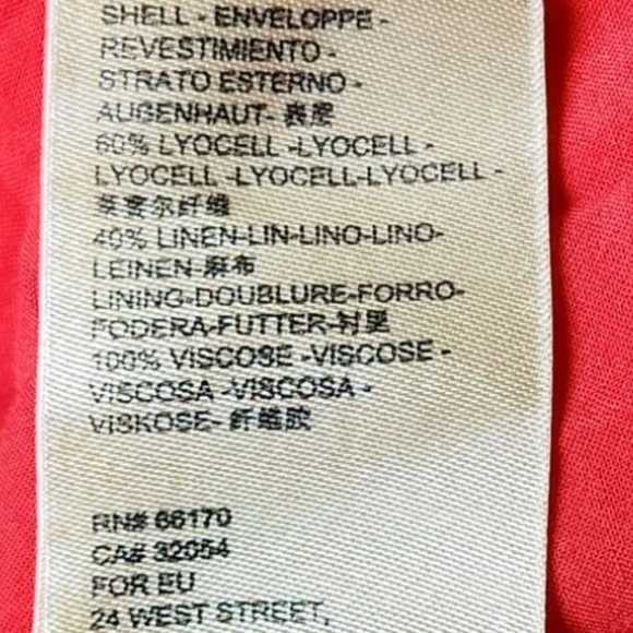 Anthropologie Aiko Embroidered Shift Dress Red Rouge Sleeveless Linen Plus 26 - Picture 13 of 14